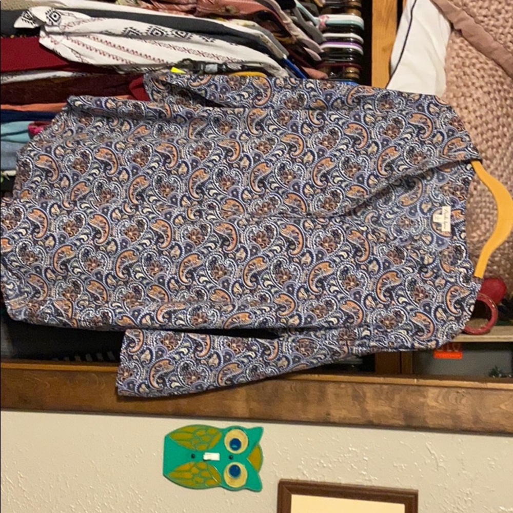Large paisley pattern blouse